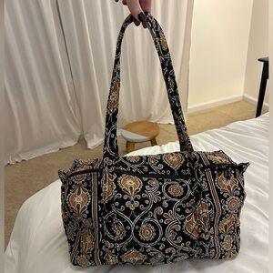 Vintage Vera Bradley cafe latte duffel